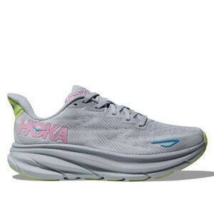 HOKA Women's Clifton 9 Gull/Sea Ice - 1127896-GLLS